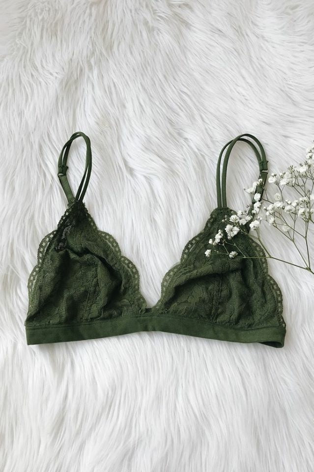 Lace Triangle Bralette