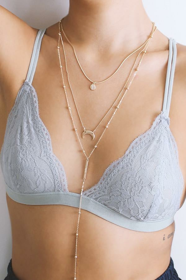 Lace Triangle Bralette