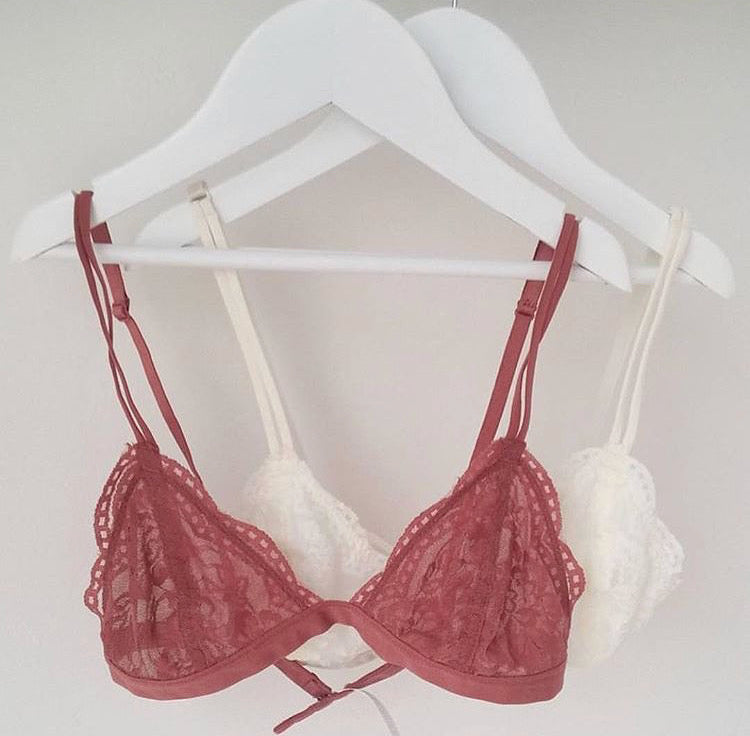 Lace Triangle Bralette