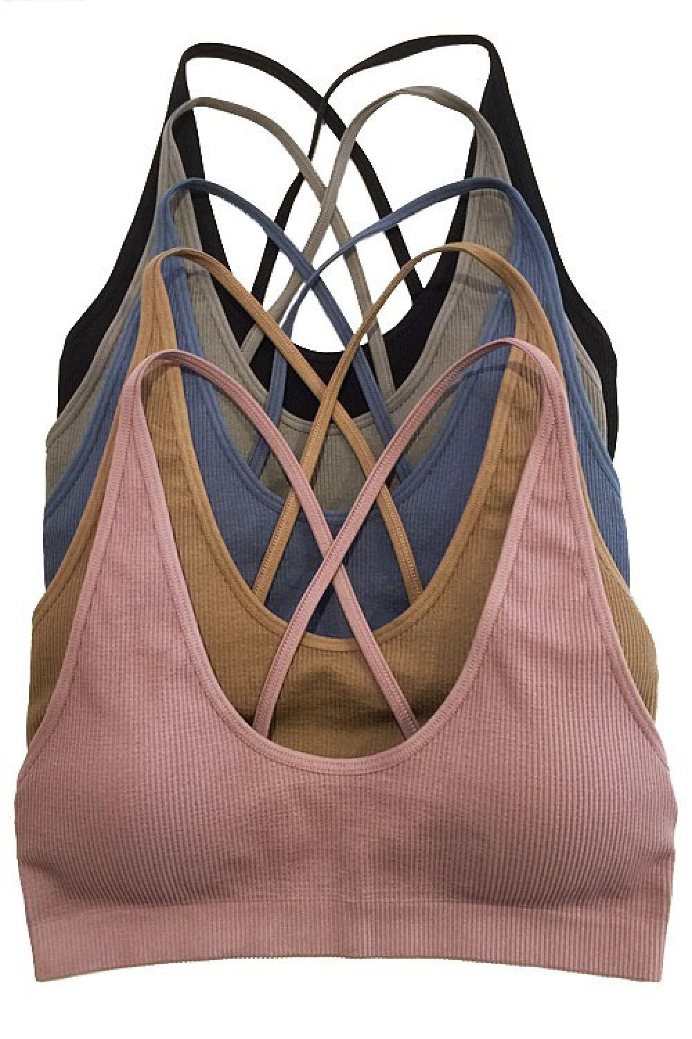 Naomi Seamless Cross Bralette