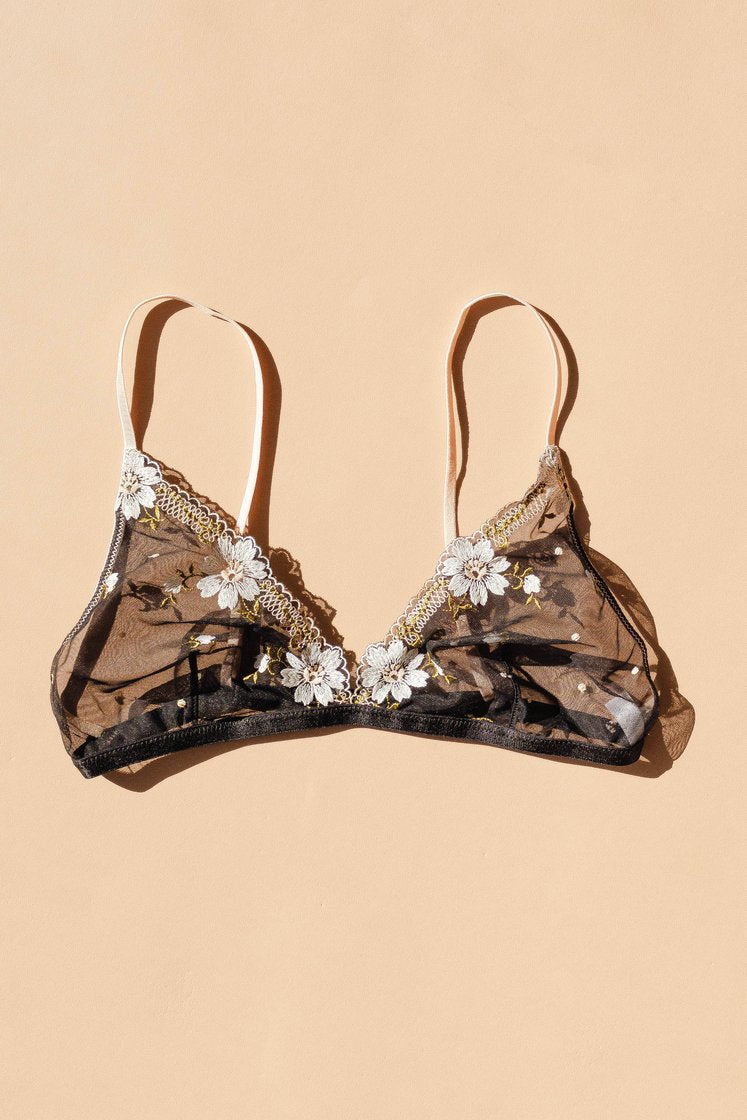Floral Bralette + Panty Set