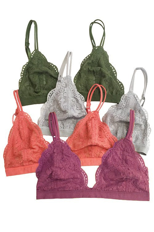 Lace Triangle Bralette