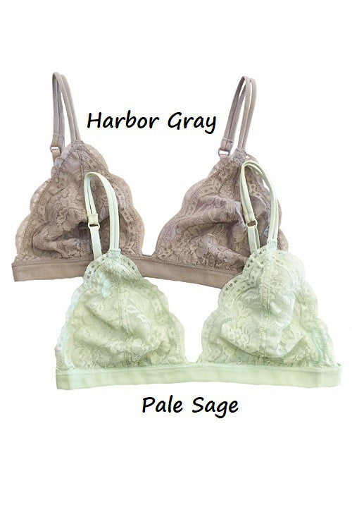Lace Triangle Bralette